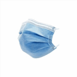 Masque chirugical type IIR a elastiques - bleu