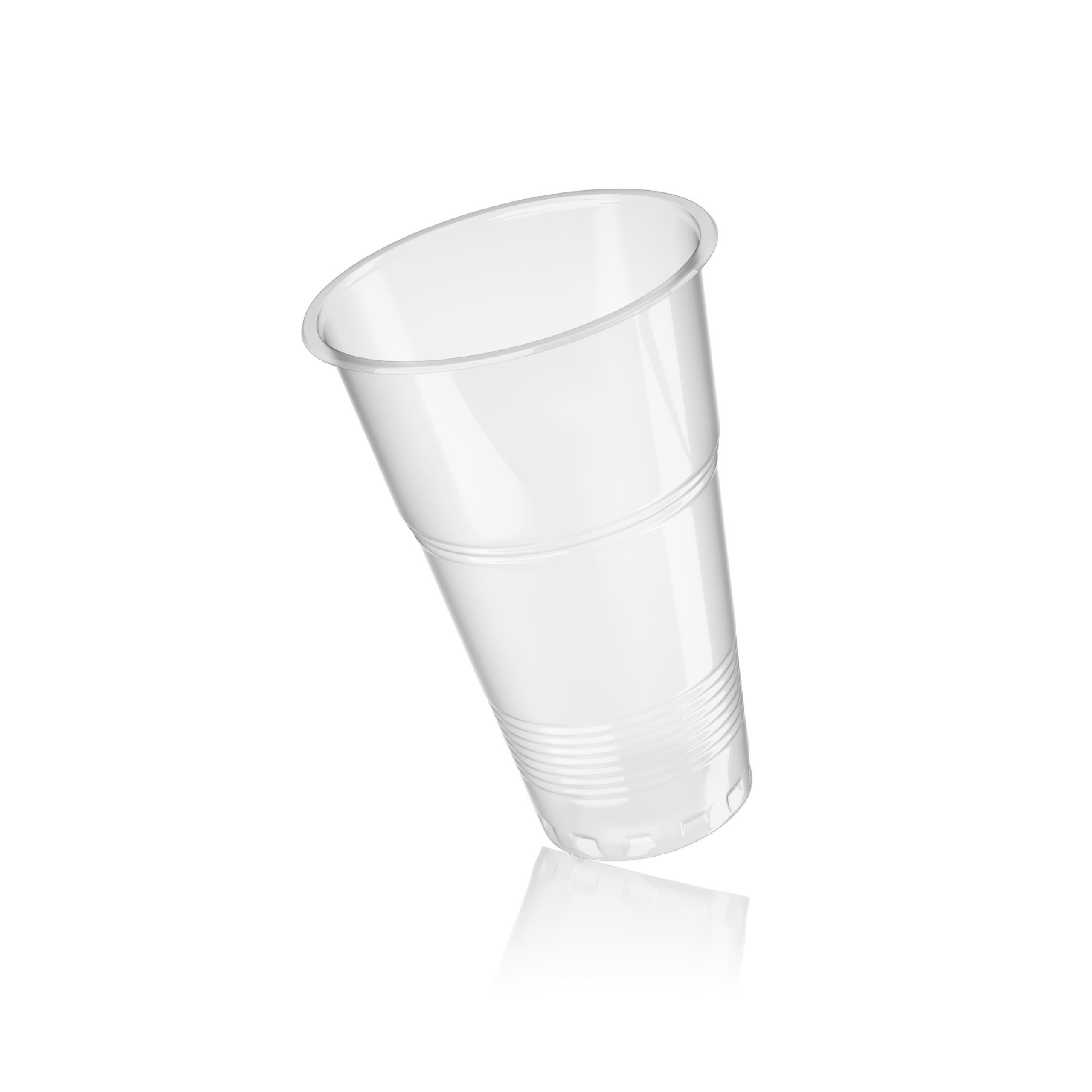 Shaker jetable transparent